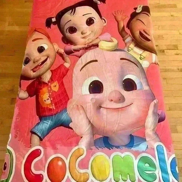 BRAND NEW Cocomelon Twin comforter 3 pieces  set - Picture 3 of 3